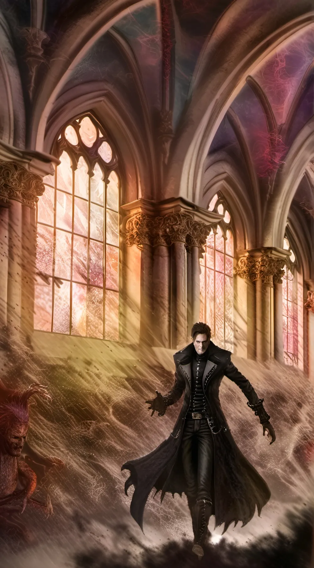 ai character: boy king background