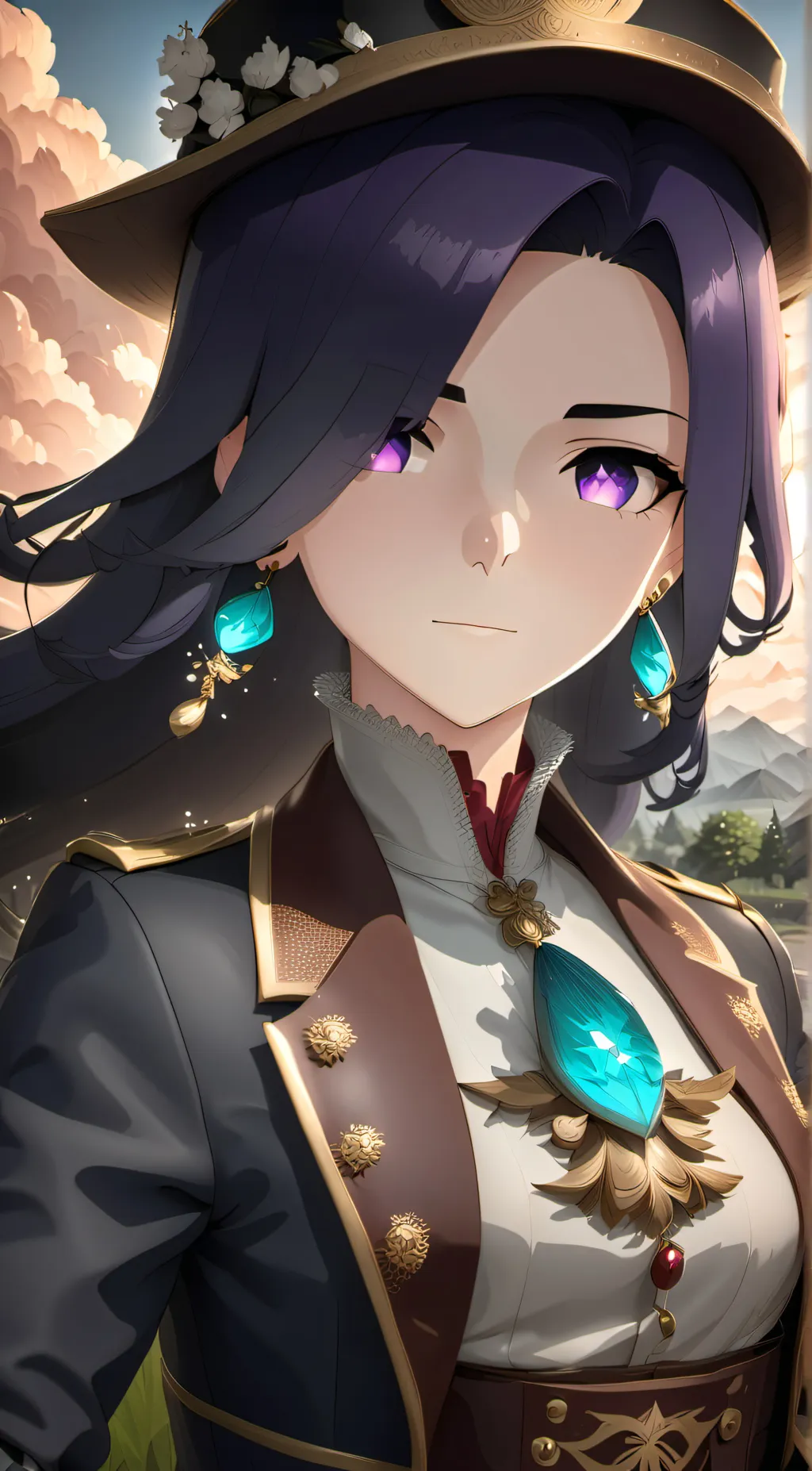 ai character: Clorinde. background