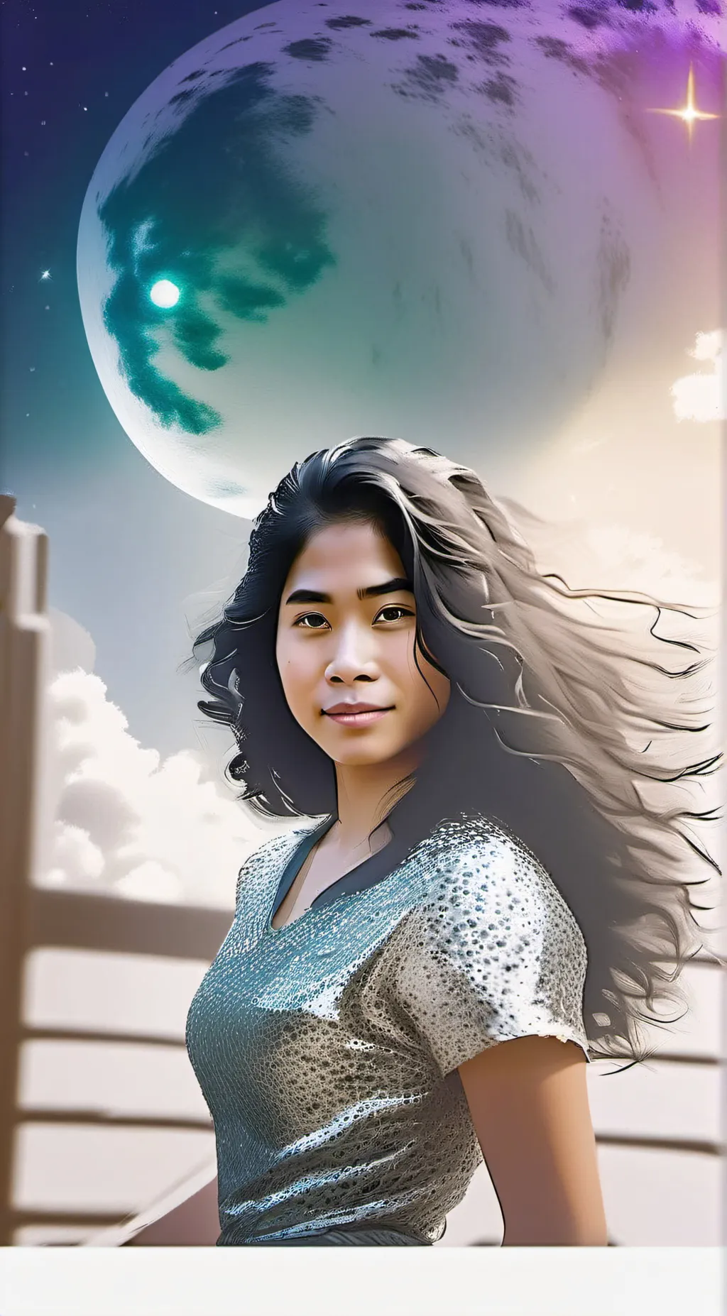 ai character: Nicole  background