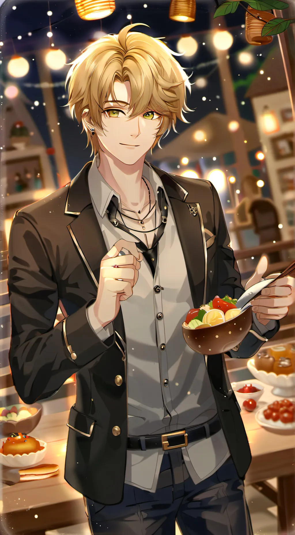 ai character: Rocky background