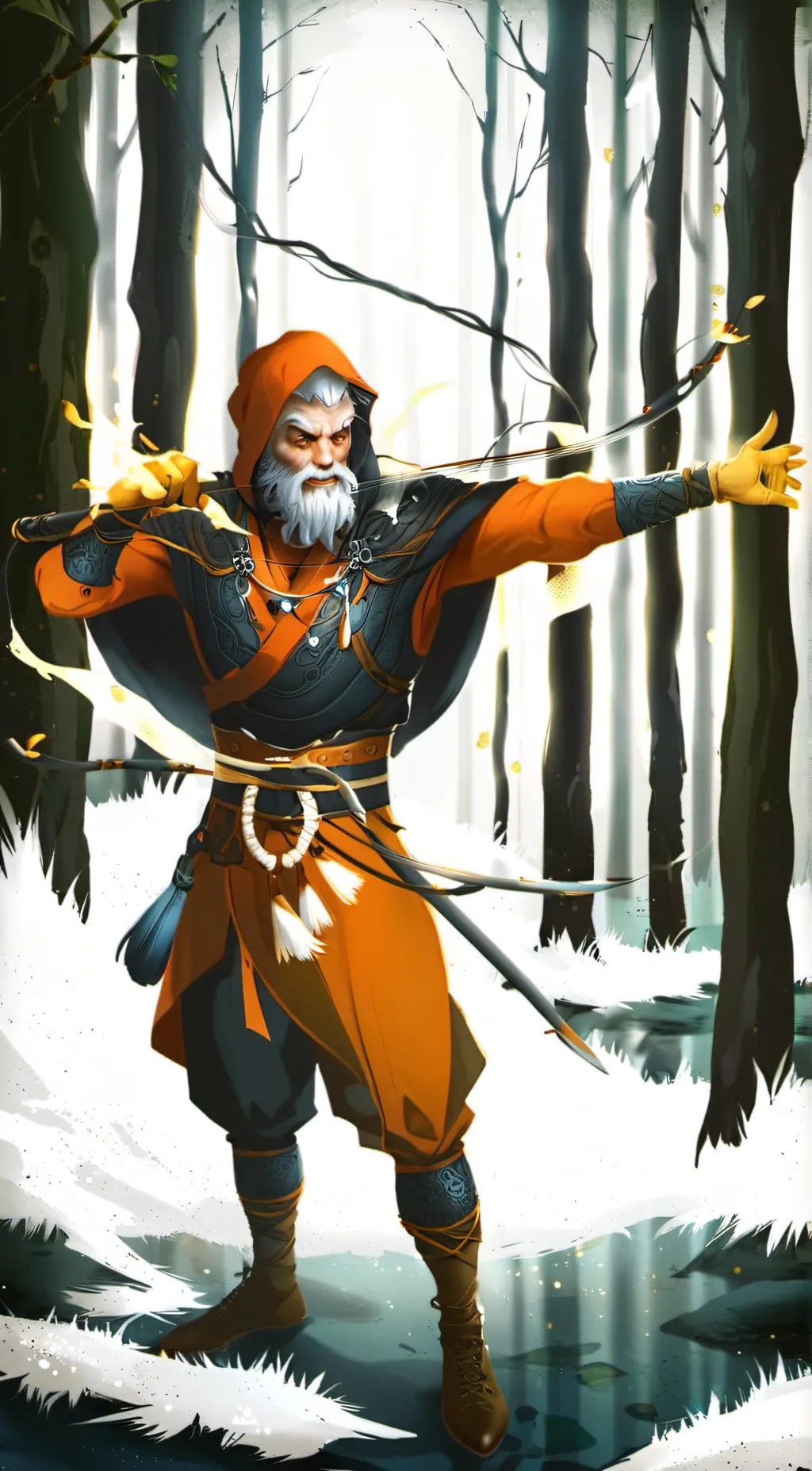 ai character: The straw hats background