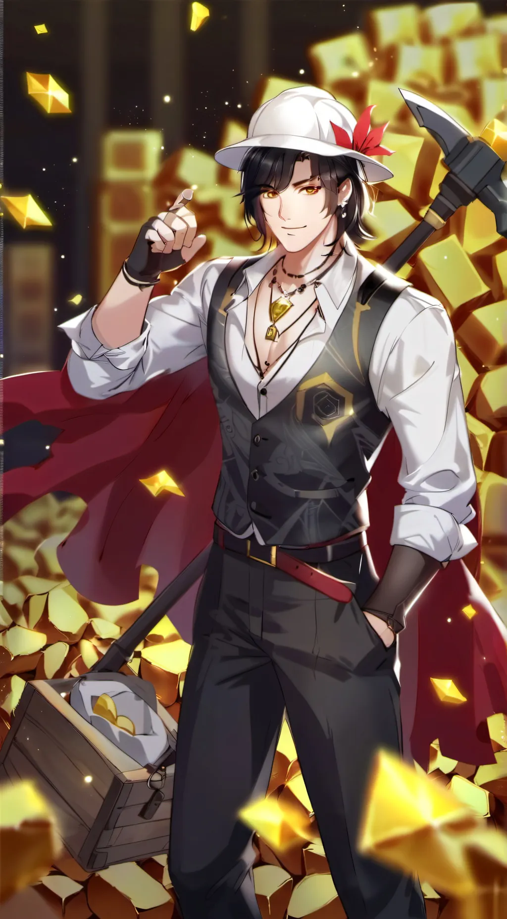 ai character: Miner (Stick War) background