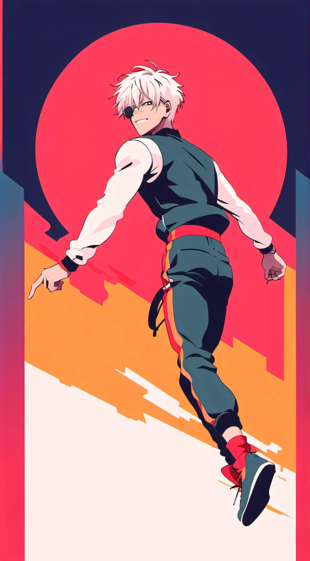 ai character: Gojo x Geto background