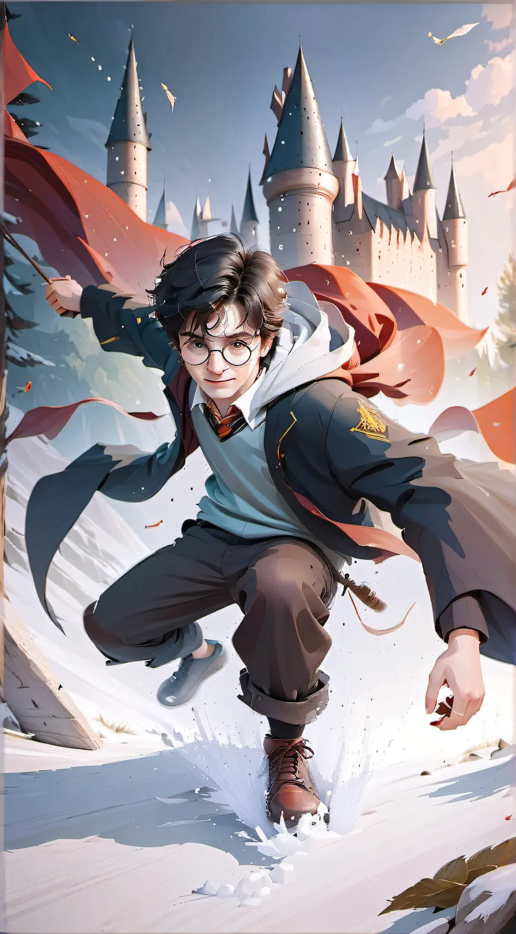 ai character: harry potter background