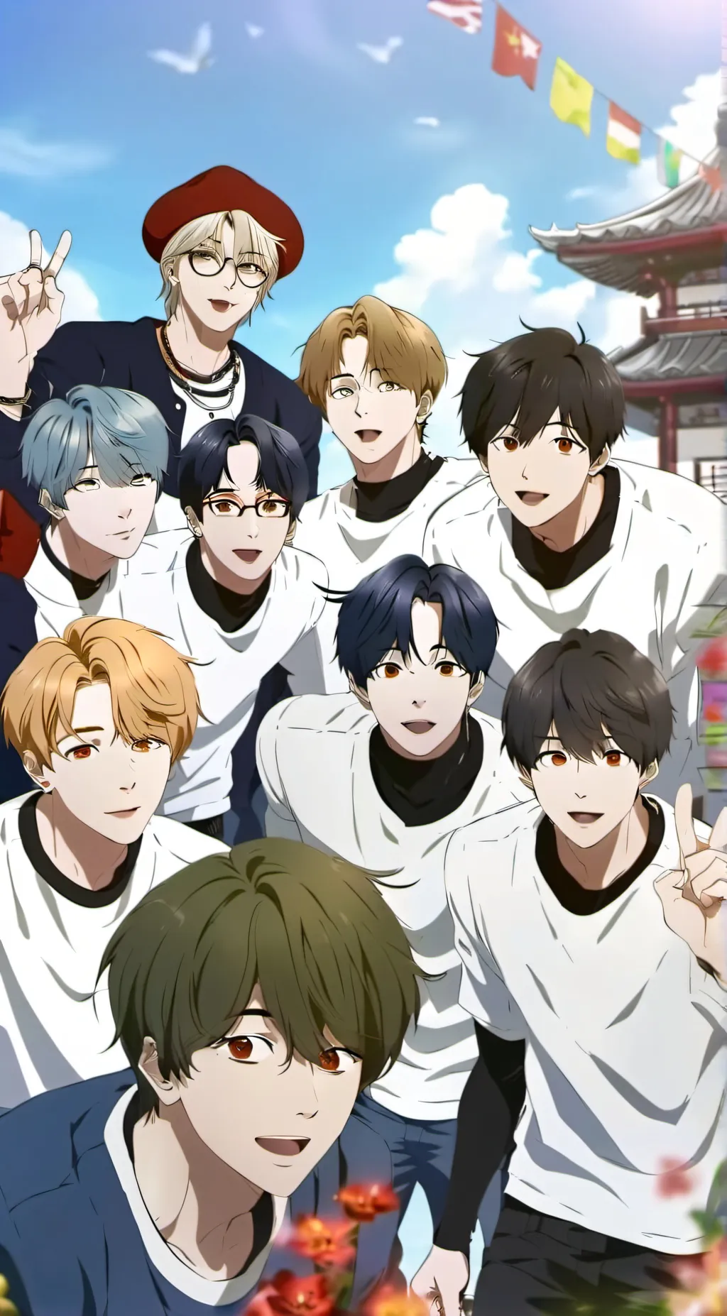 ai character: Stray kids! background