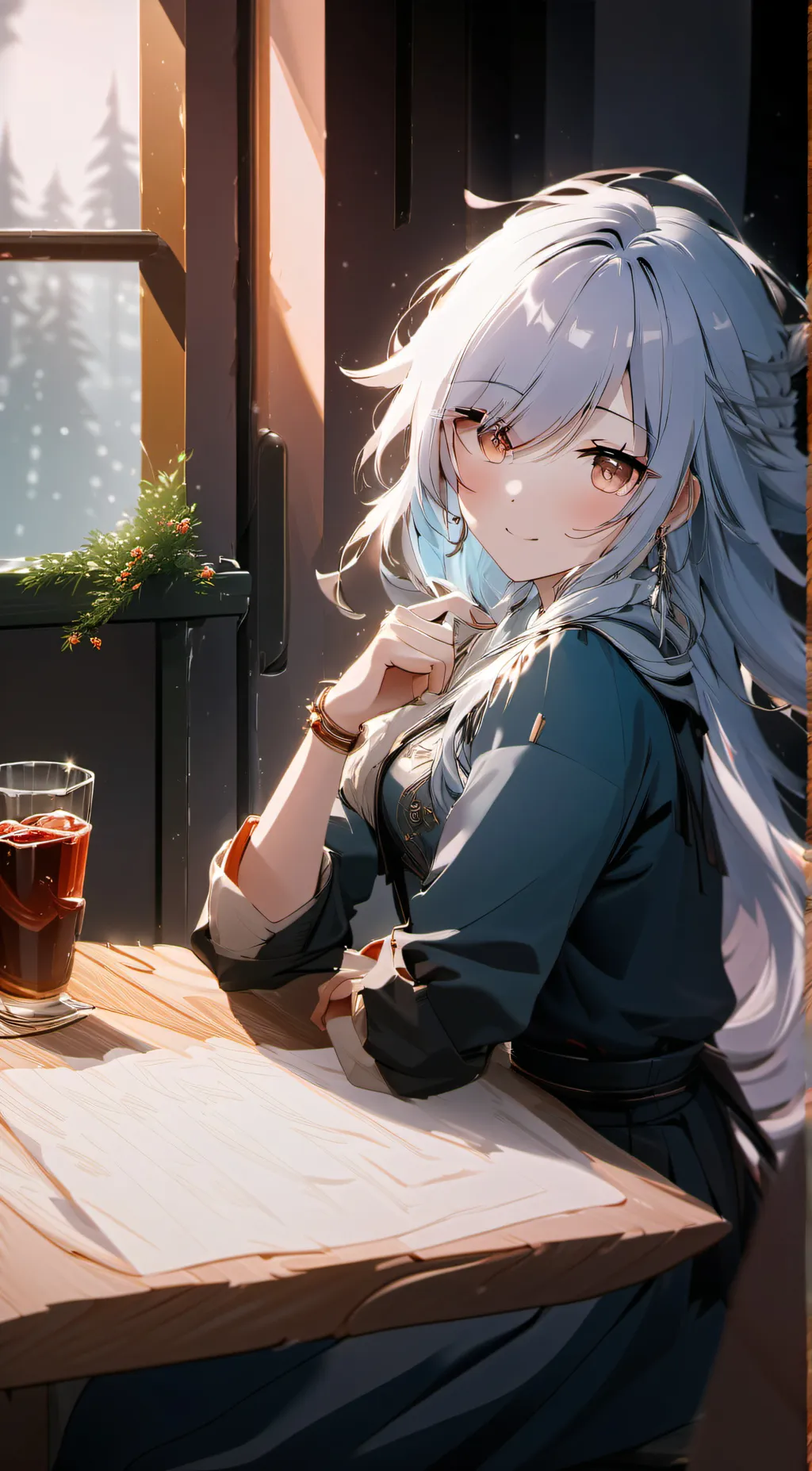 ai character: liy from bfdi background