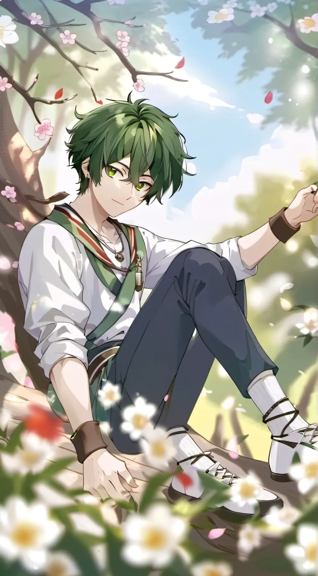 ai character: psat deku dead au background