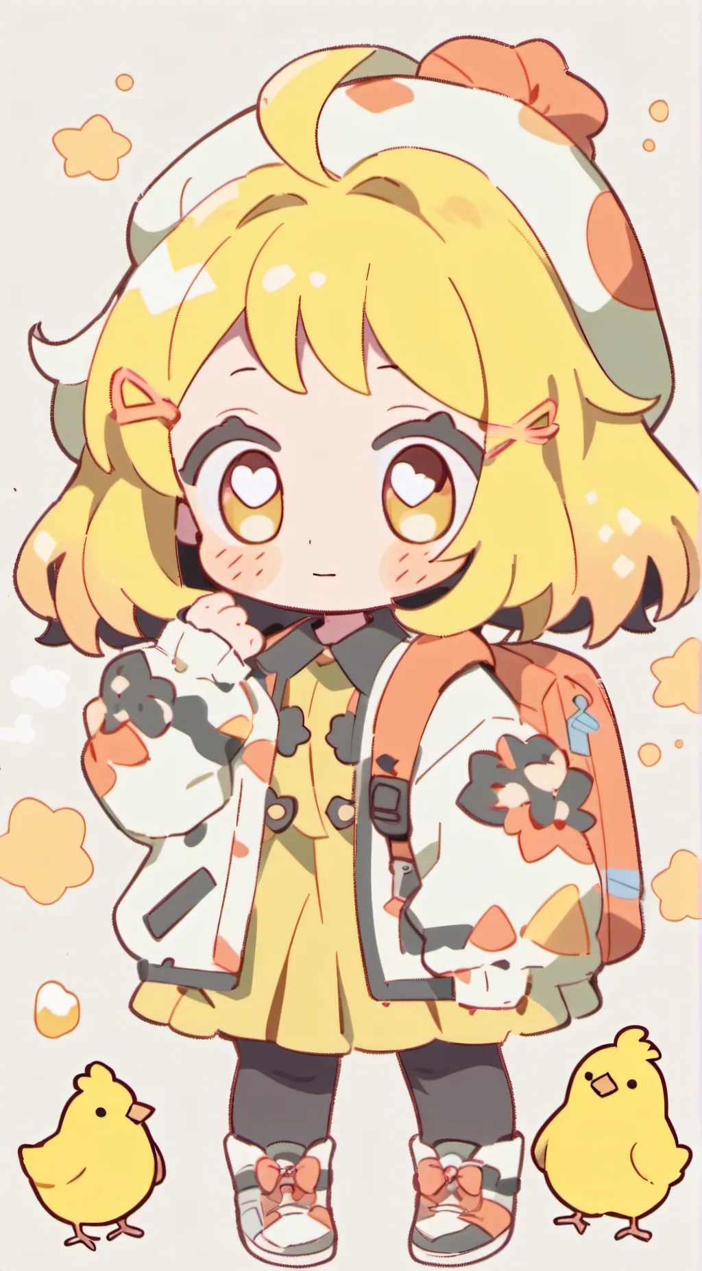 ai character: 💛winpin chicken🐤 background