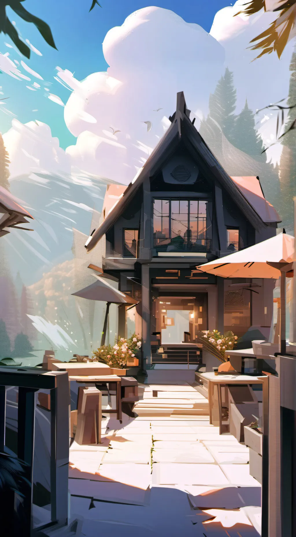 ai character: MD but oppisite background