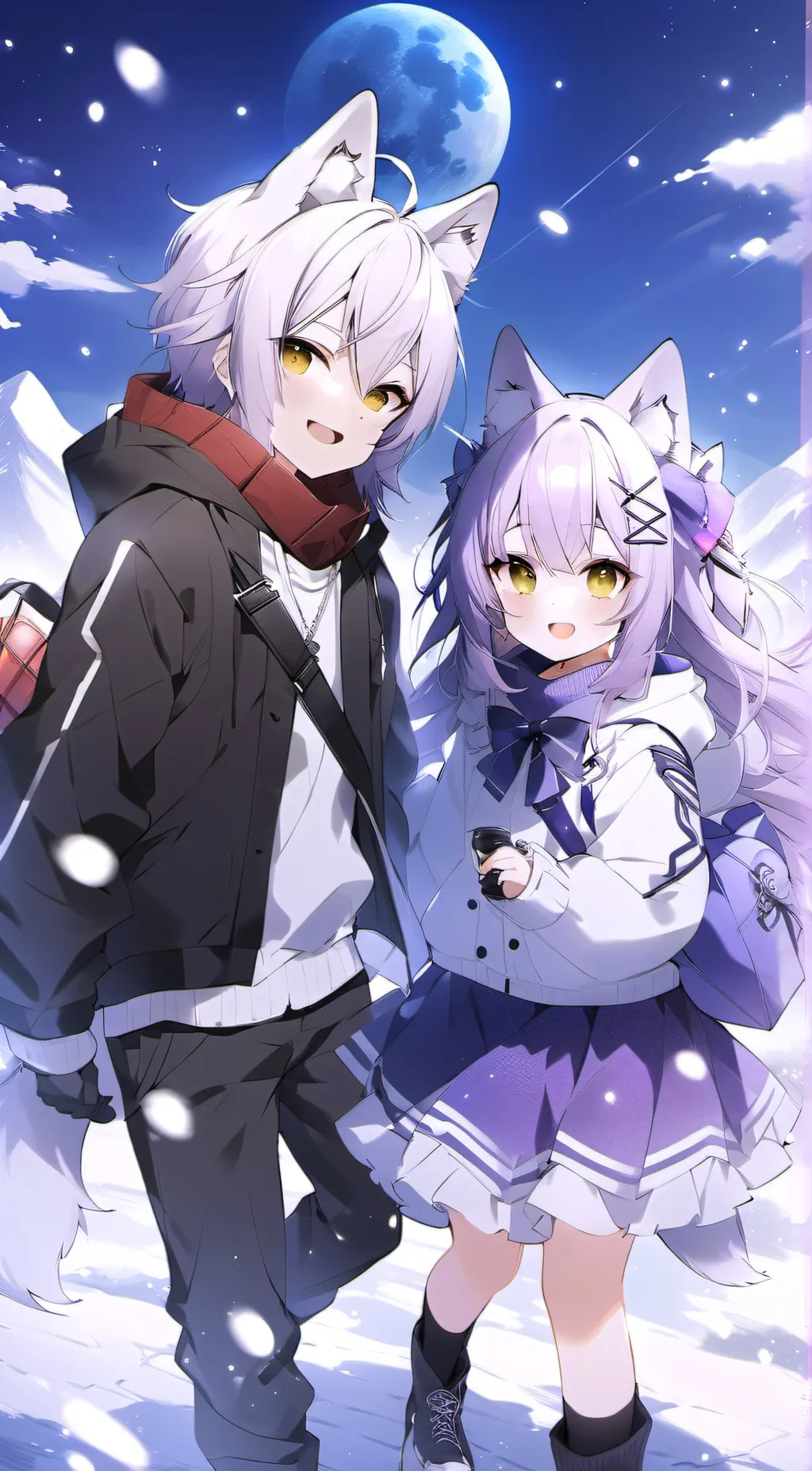 ai character: Jake, and Molly background