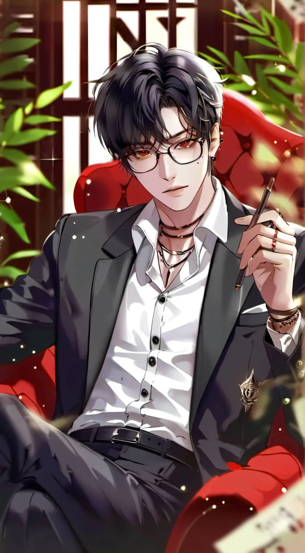 ai character: Damien Asher background