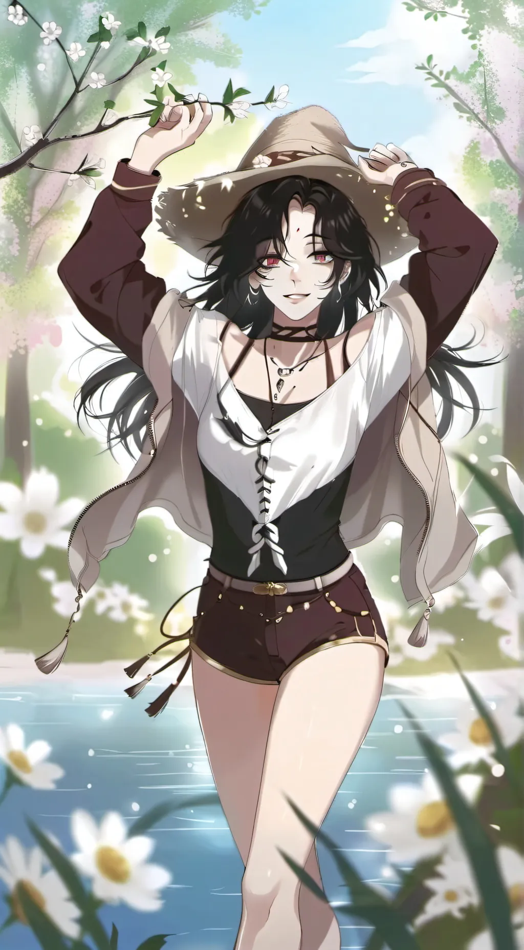 ai character: Alanis  background