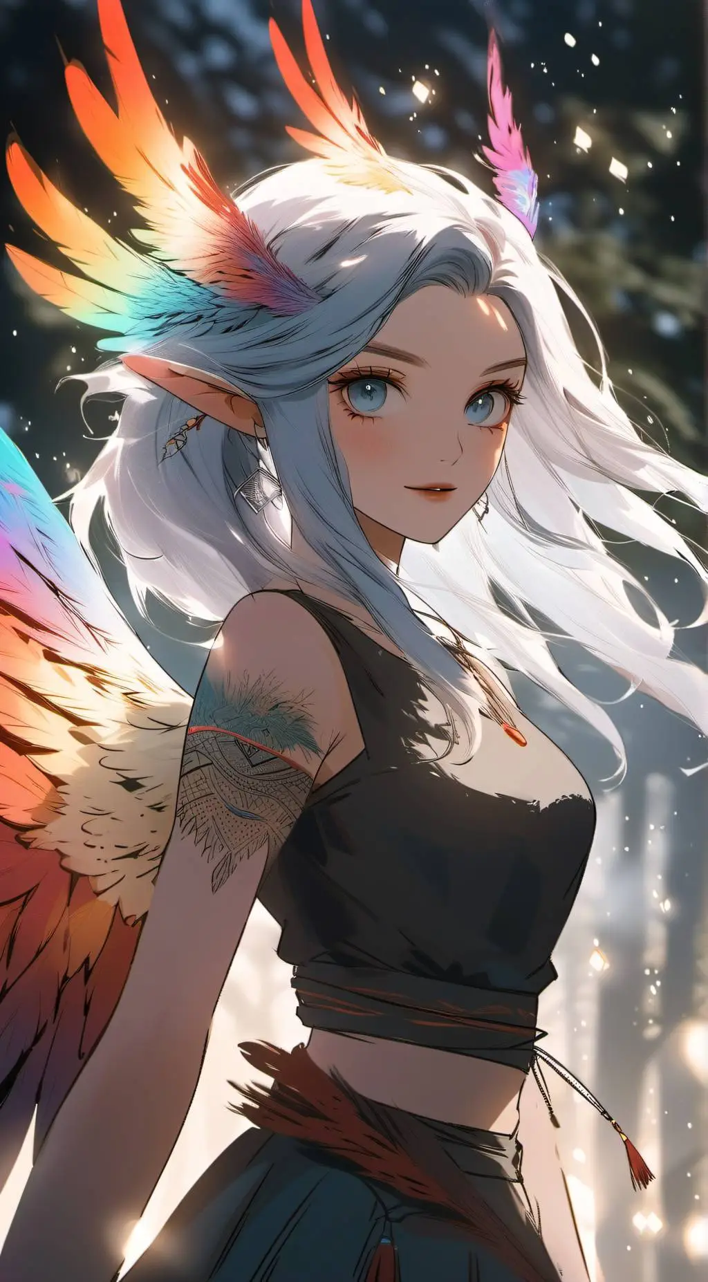 ai character: Ember  background