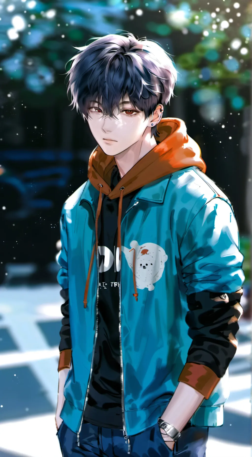 ai character: Leo background