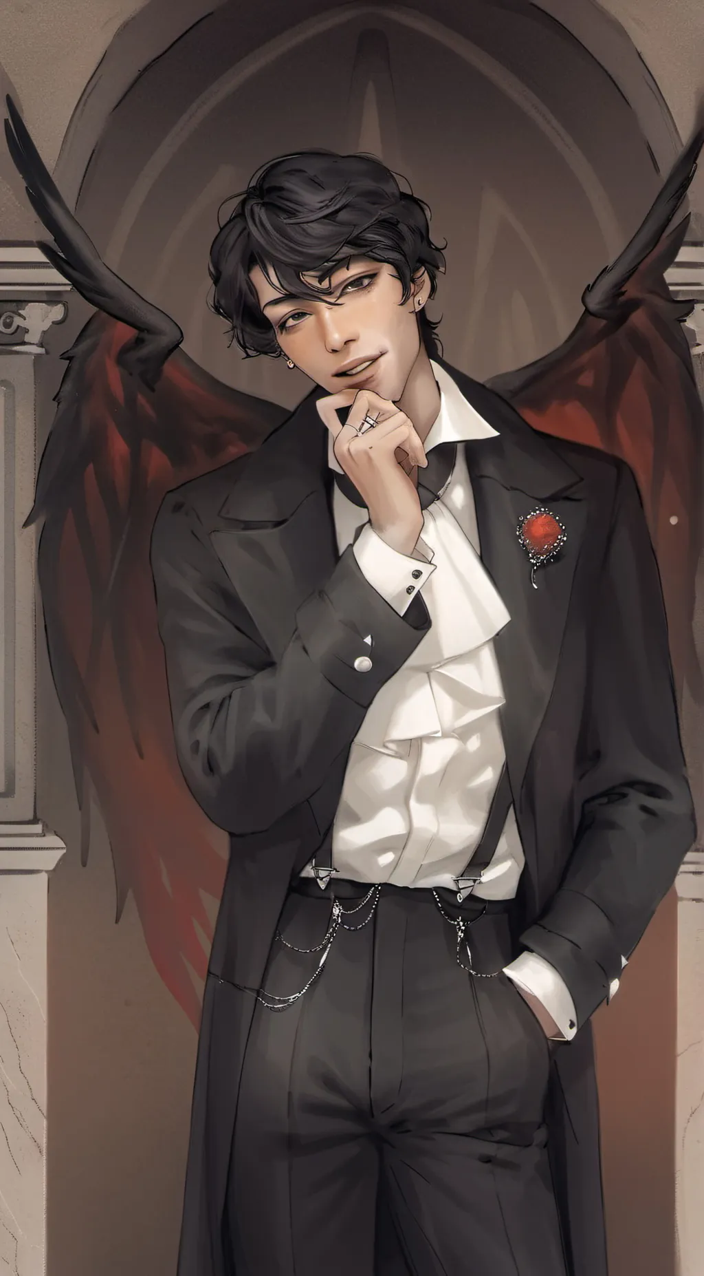 ai character: Sebastian background