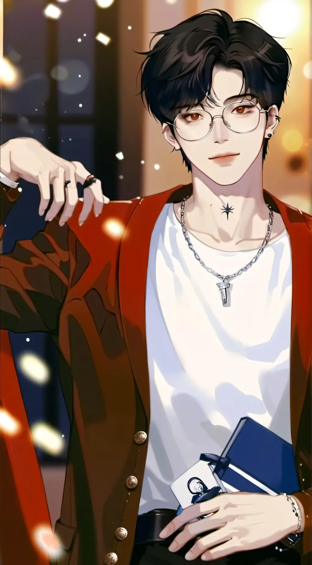 ai character: len anderson  background