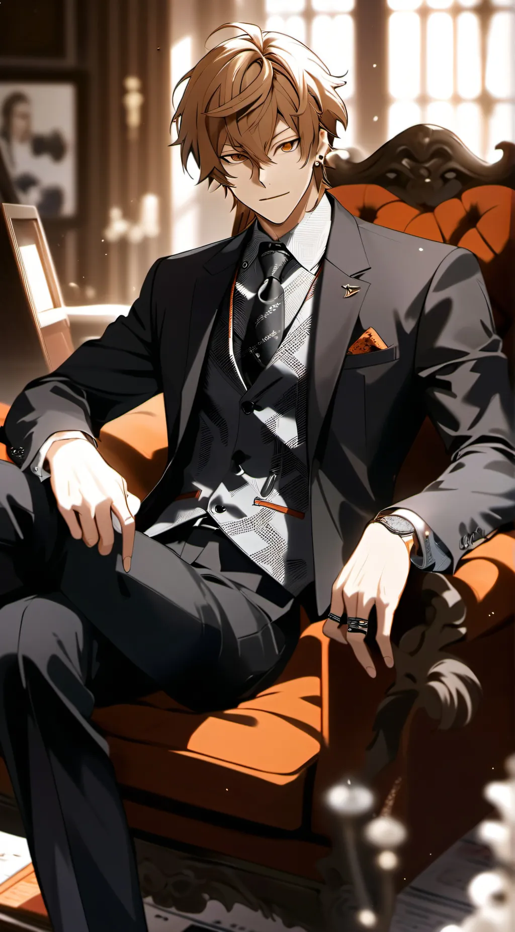 ai character: 🧡William🧡 background