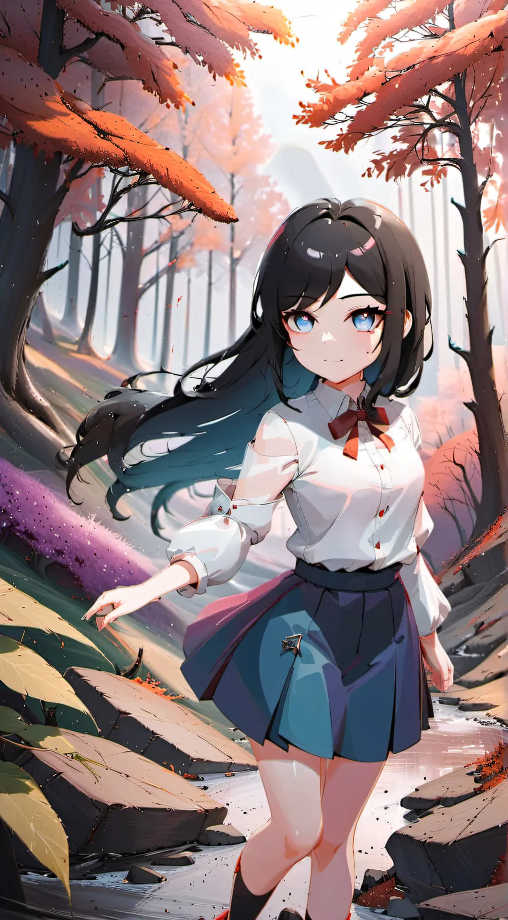 ai character: Naruto's world  background