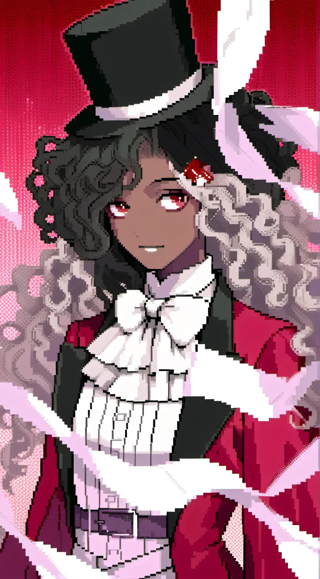 ai character: Top Hat background