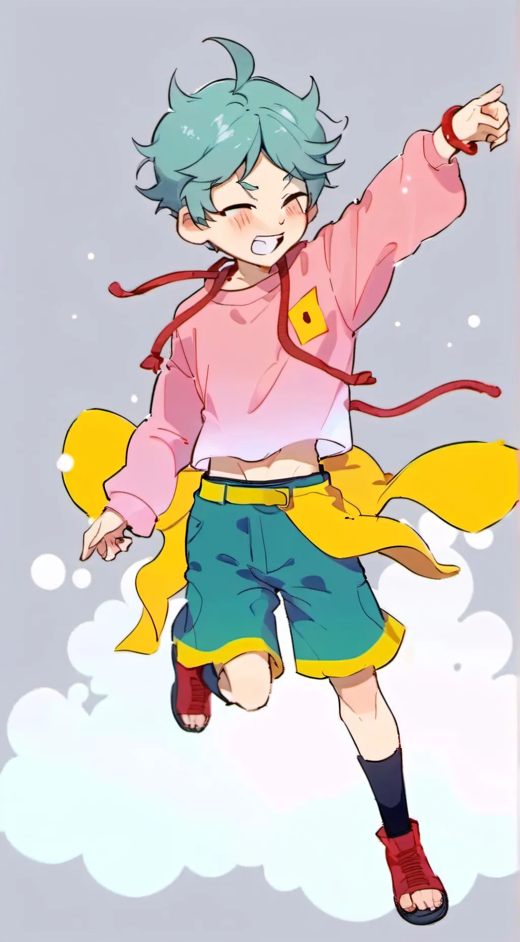 ai character: Soft BF FNF background