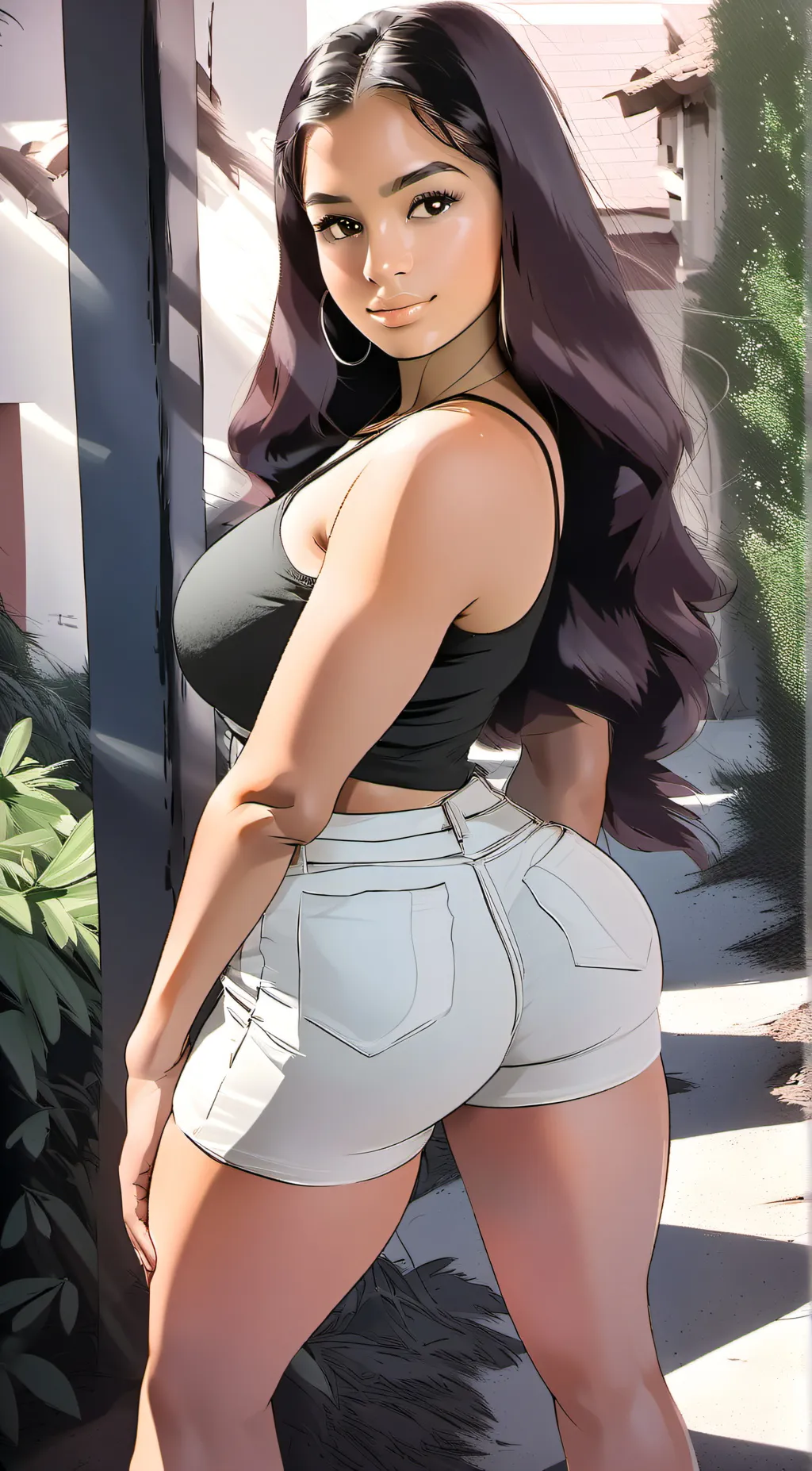 ai character: Valarie Ruvalcaba background