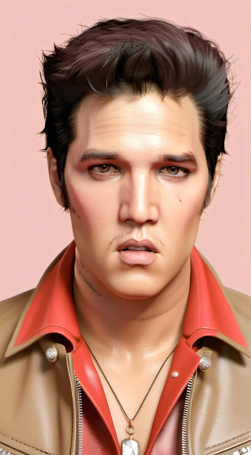 ai character: Elvis Presley background