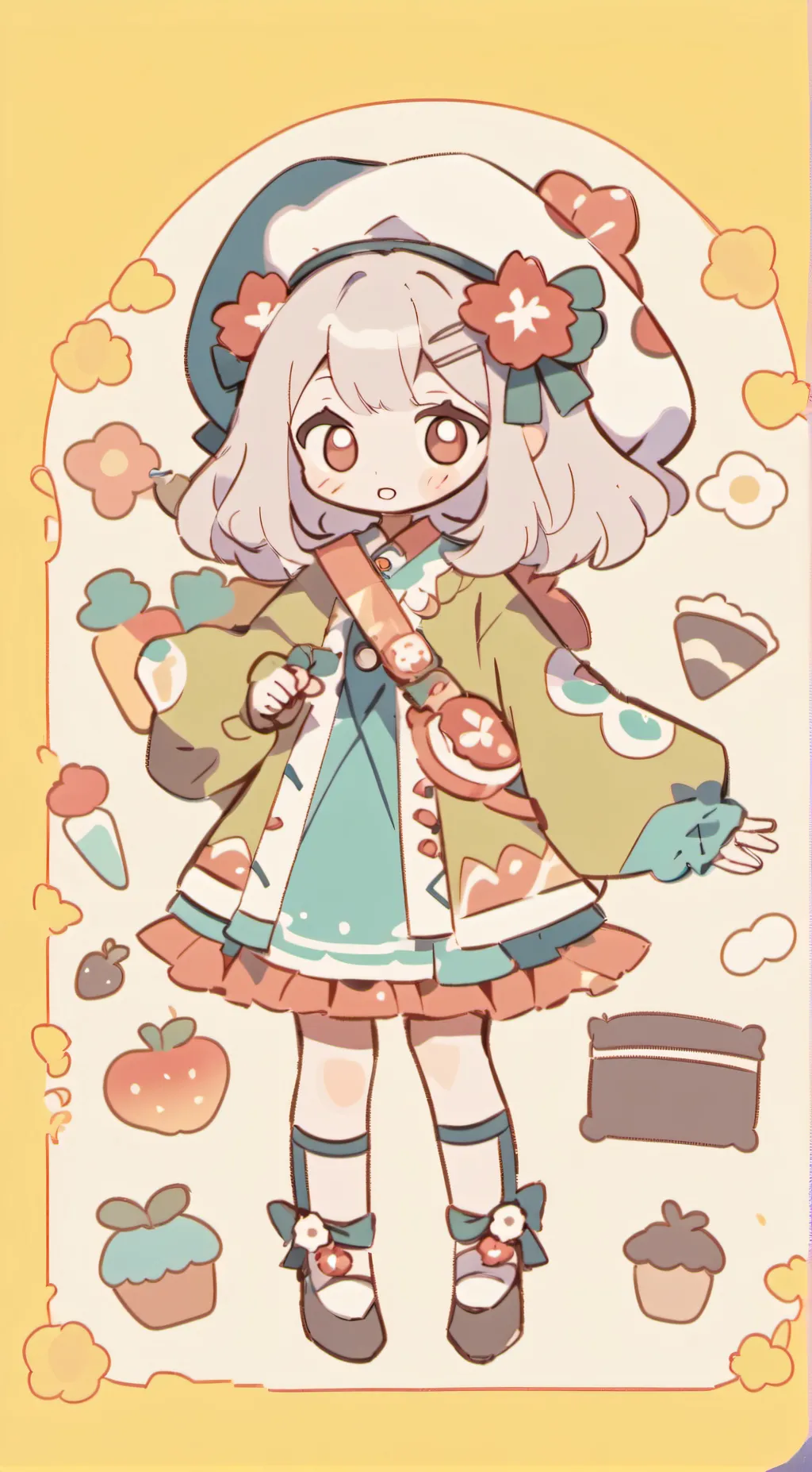 ai character: Rubyy background