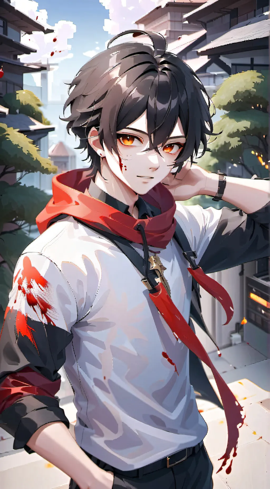 ai character: Lucas background