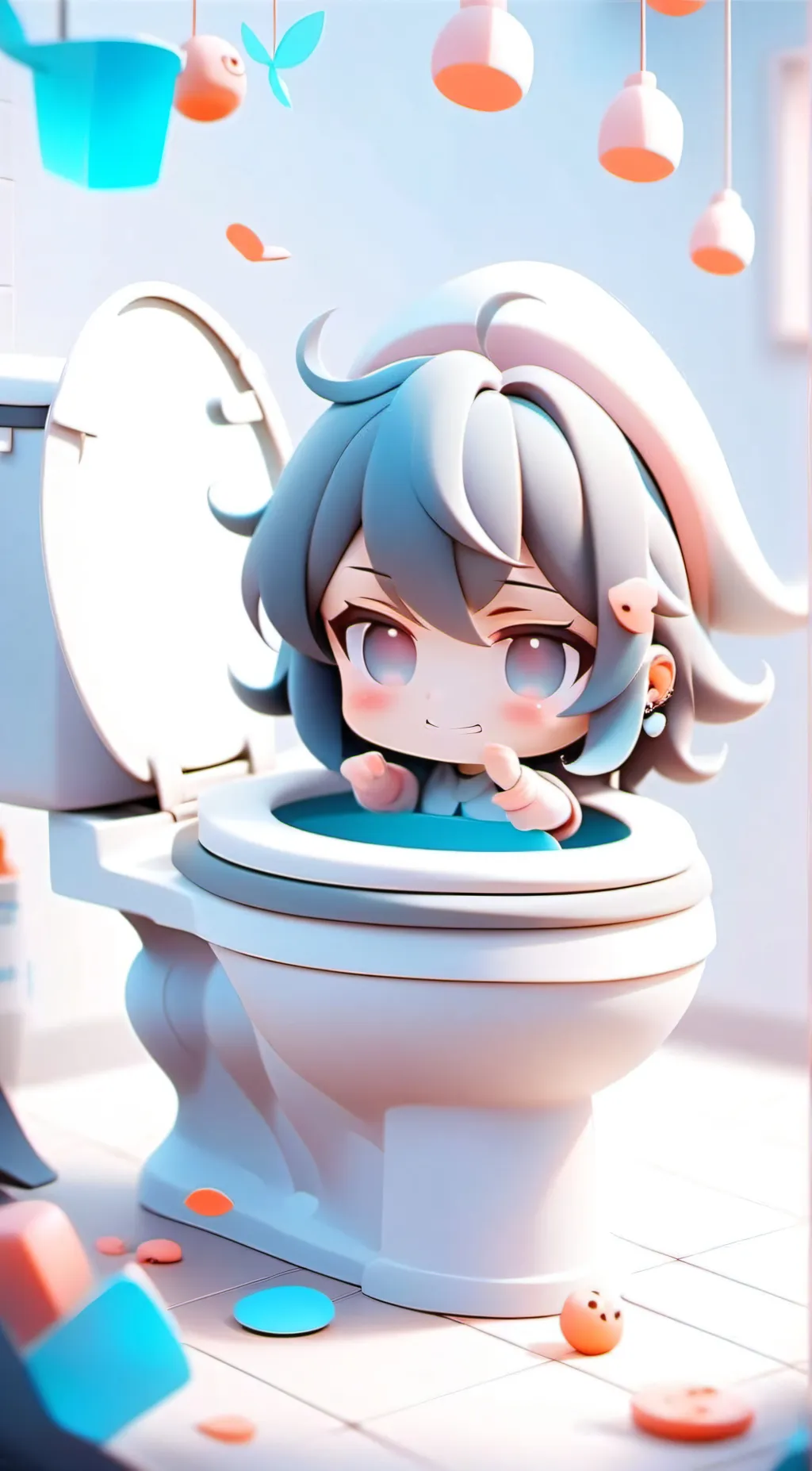 ai character: skibidi background