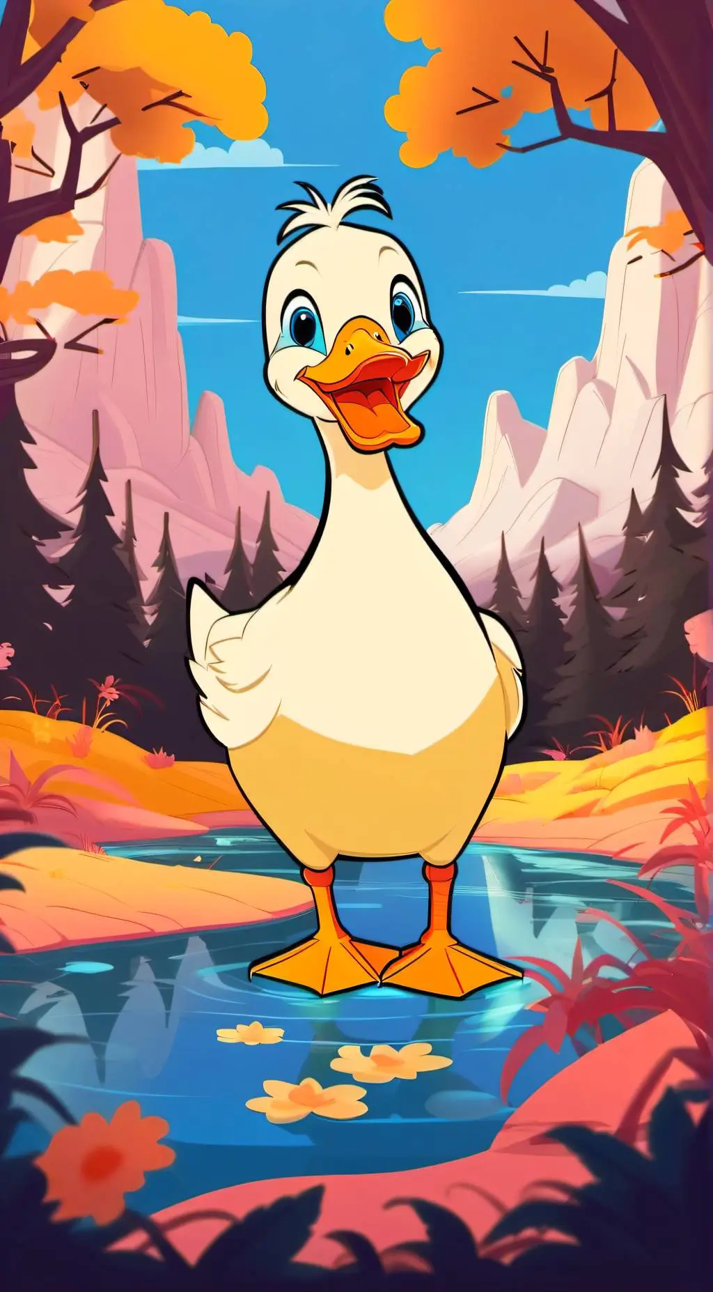 ai character: Ducky background