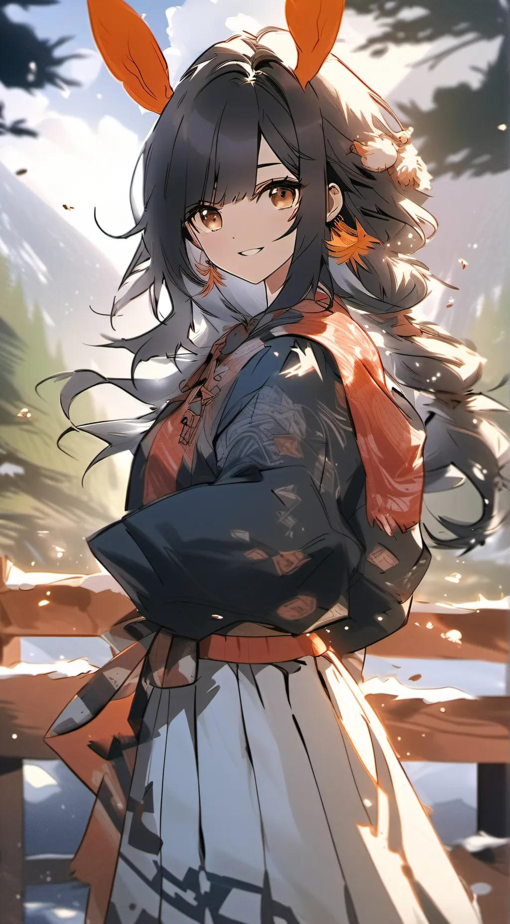 ai character: Rose background