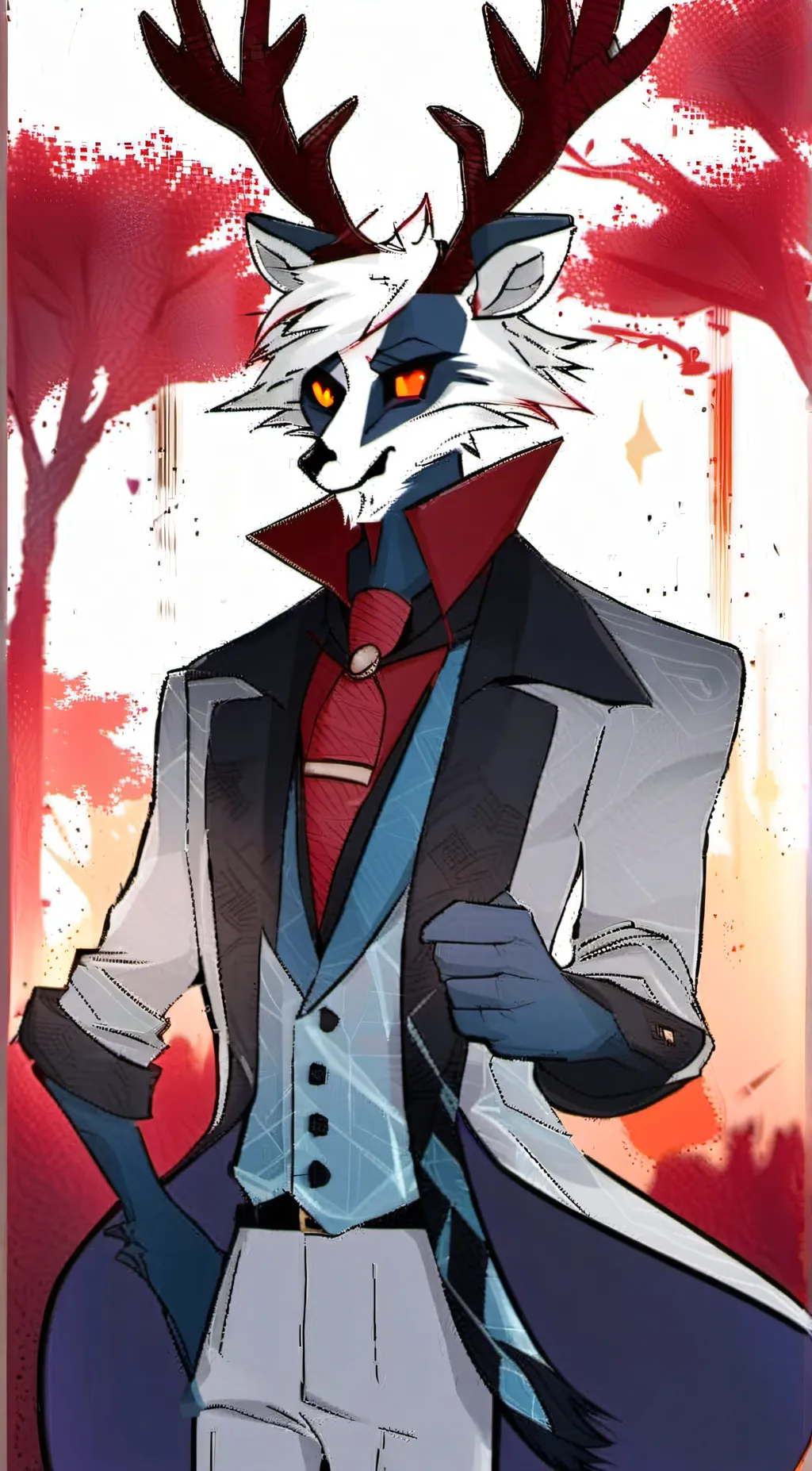 ai character: Vevo (My HH OC&HH) background