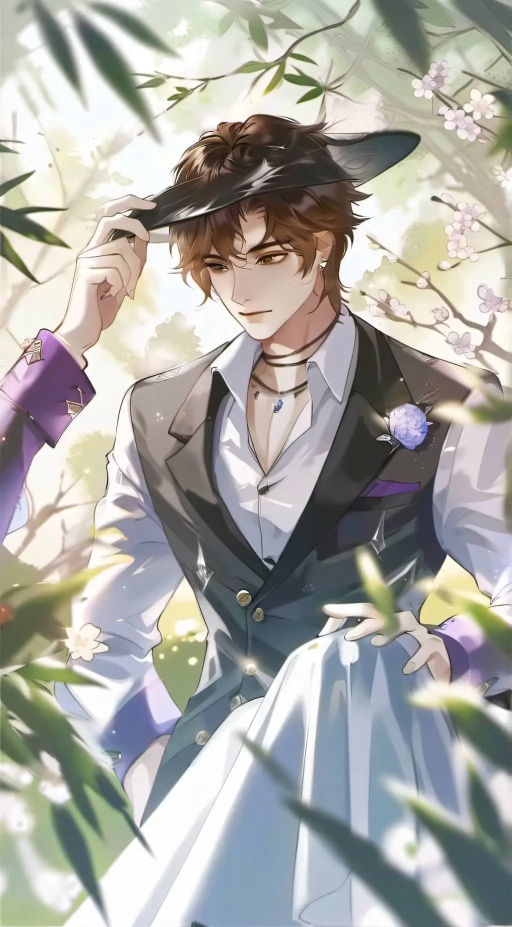 ai character: Michael afton  background