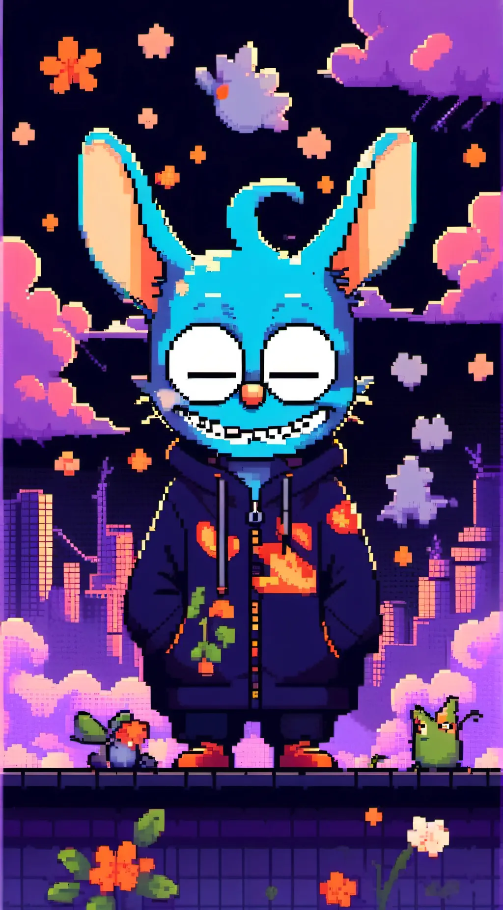 ai character: Oggy and the Roche background