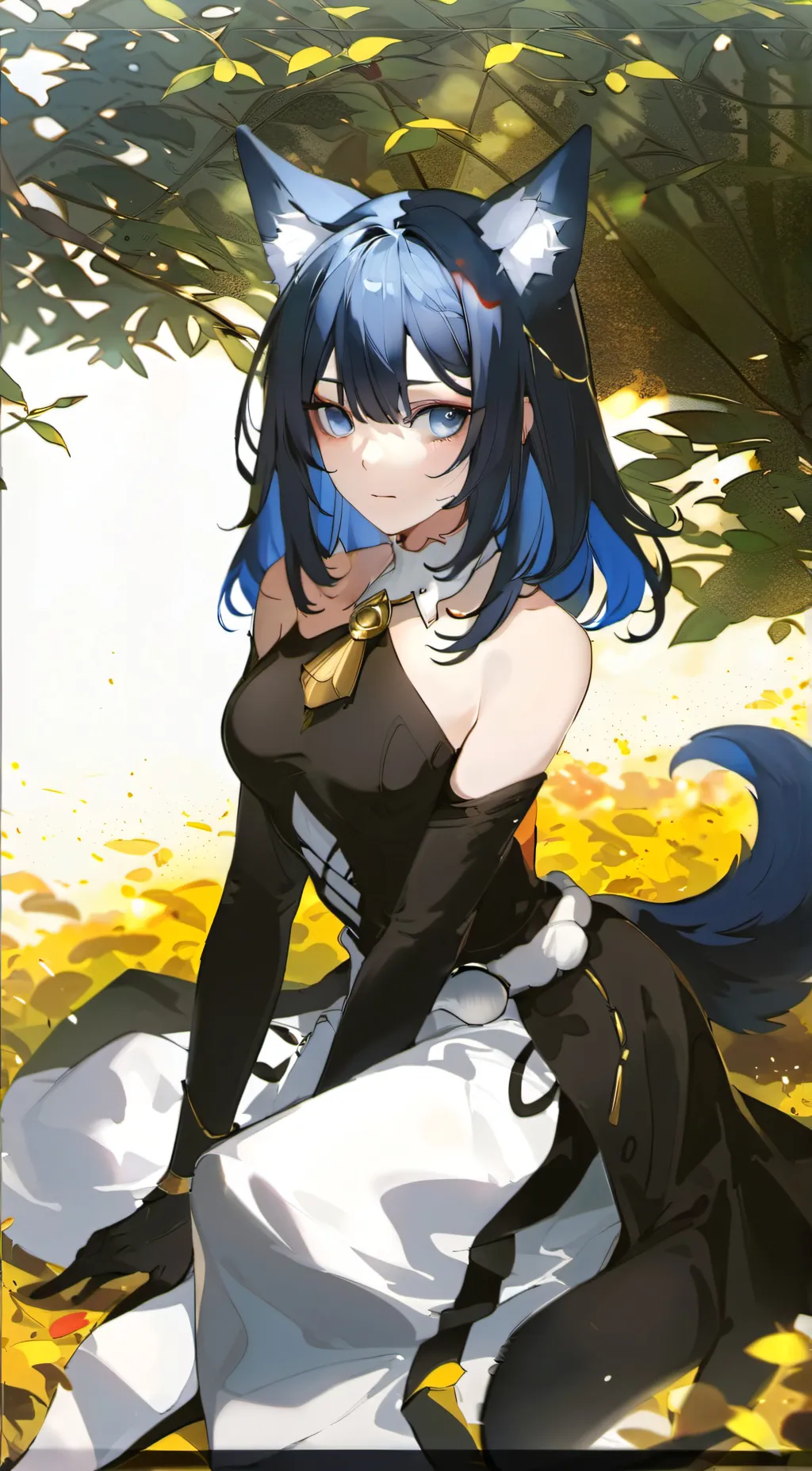 ai character: Aurora background