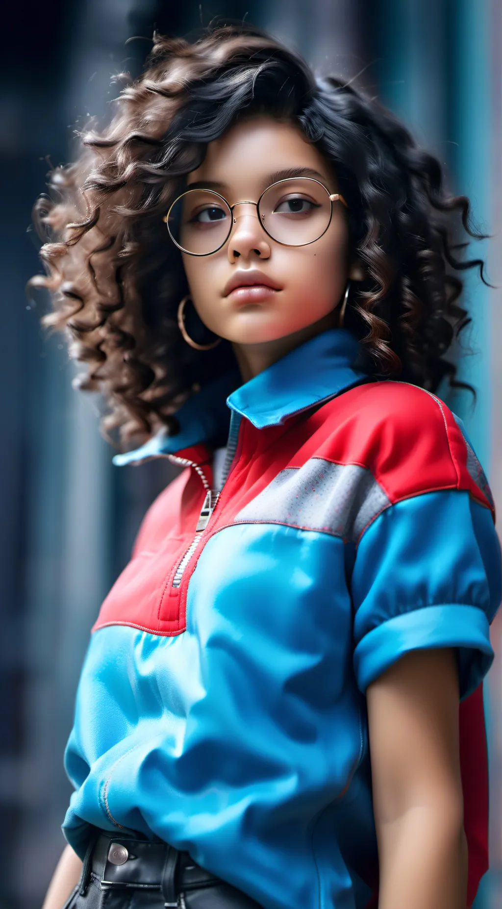 ai character: random girl background