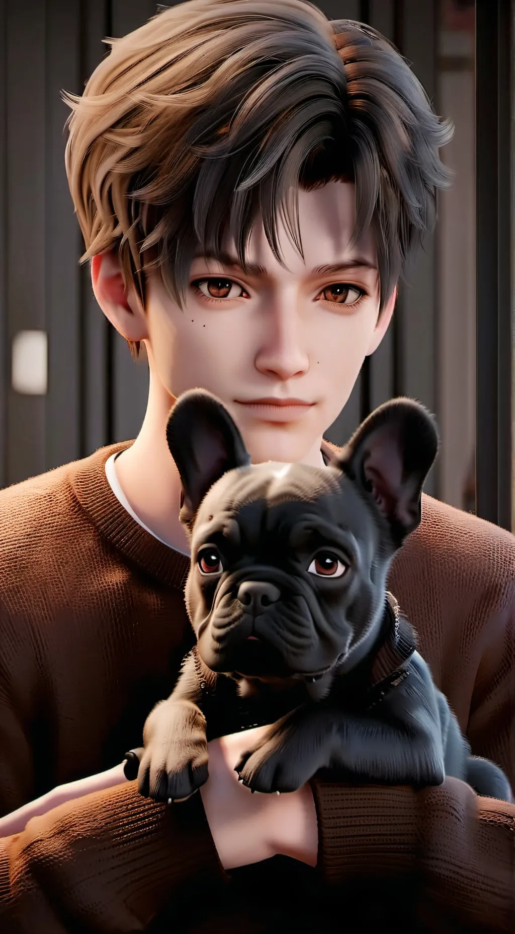 ai character: Brandon  and Bruno background