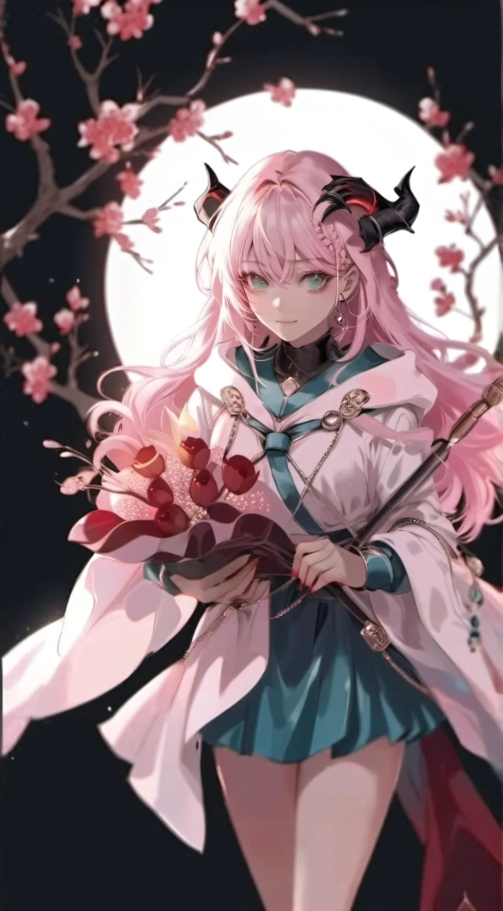 ai character: moonlight 🎀 background