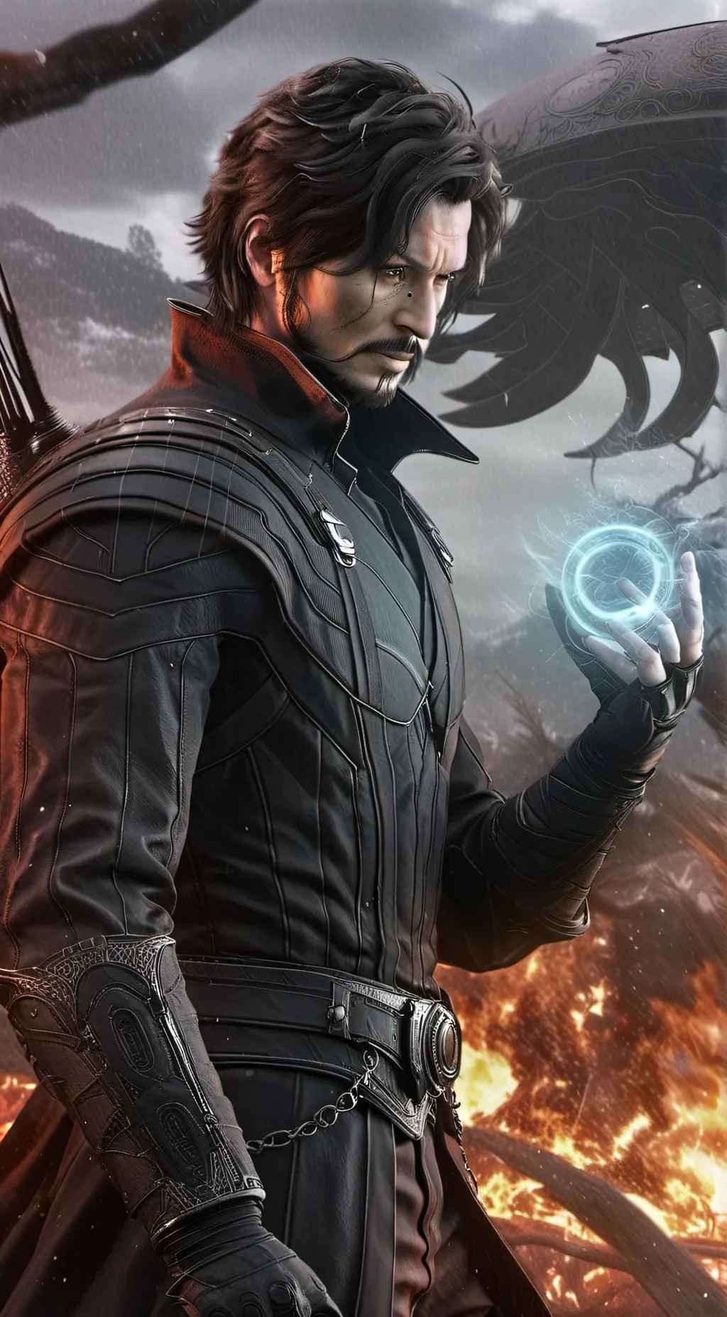 ai character: avengers background