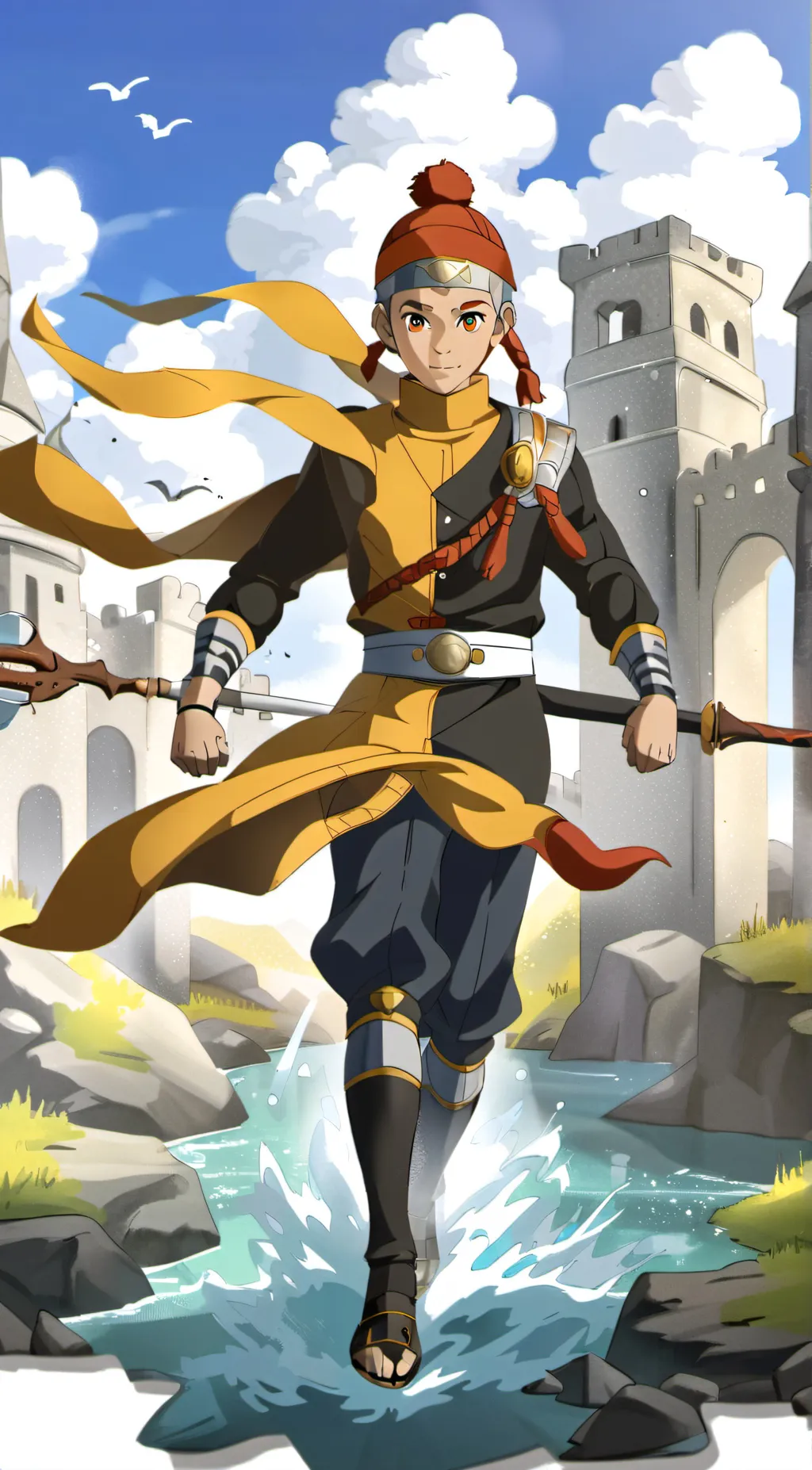 ai character: Aang background