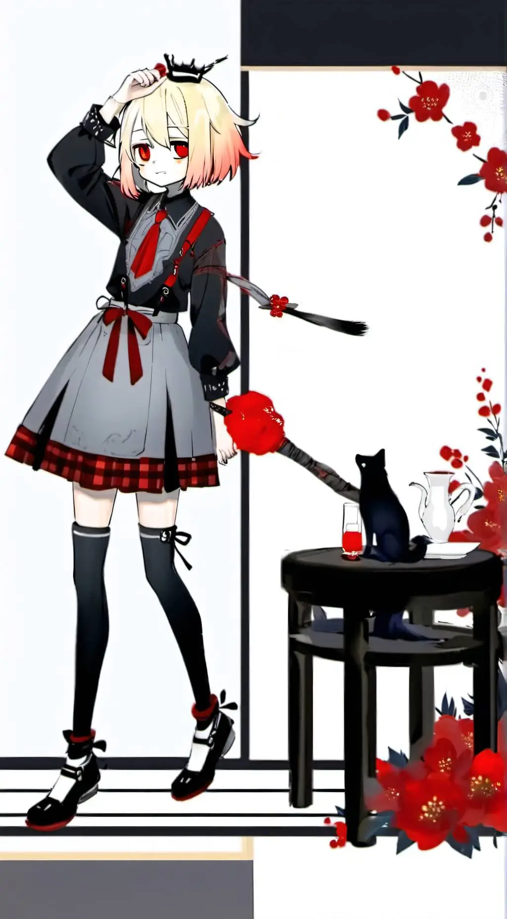 ai character: Hazbin react to background