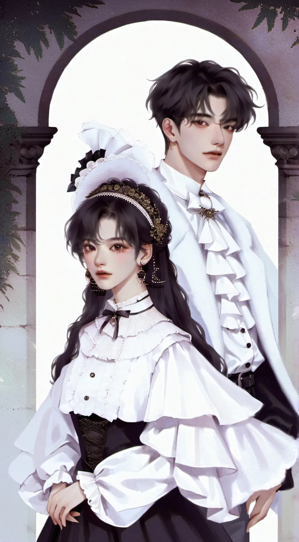 ai character: Nick and Olivia background