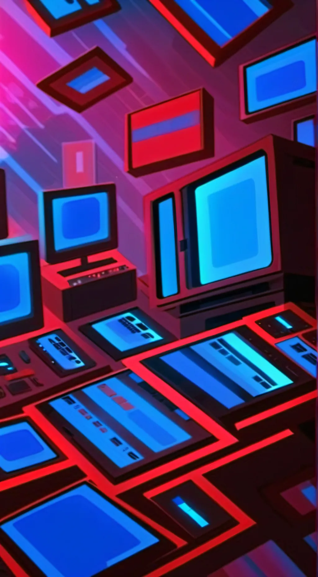 ai character: Vox 💀 background