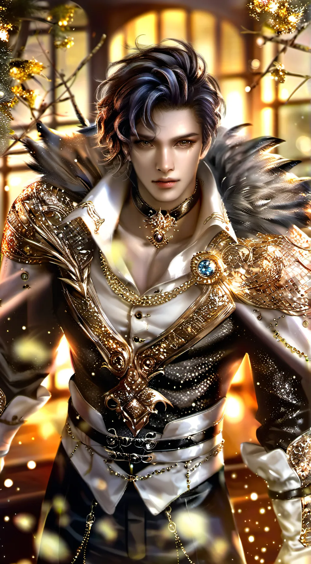 ai character: Damian  background