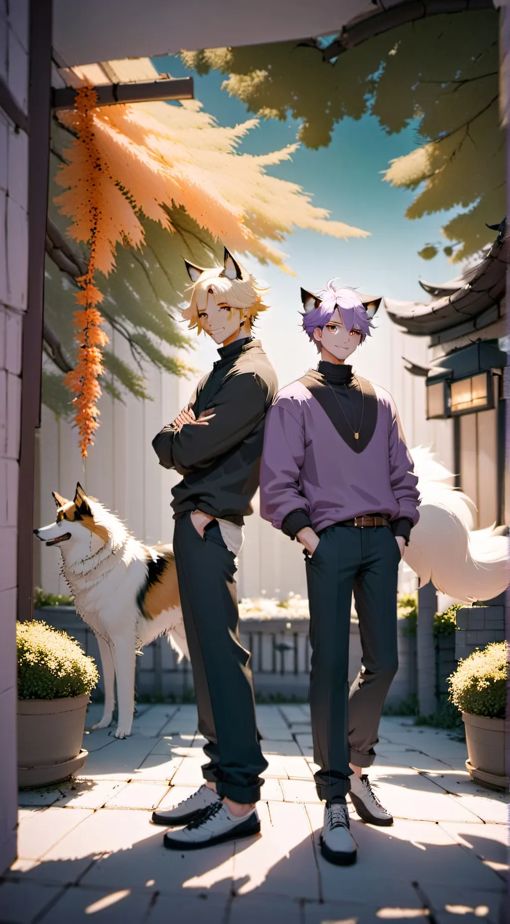 ai character: Catnap X Dogday V2 background