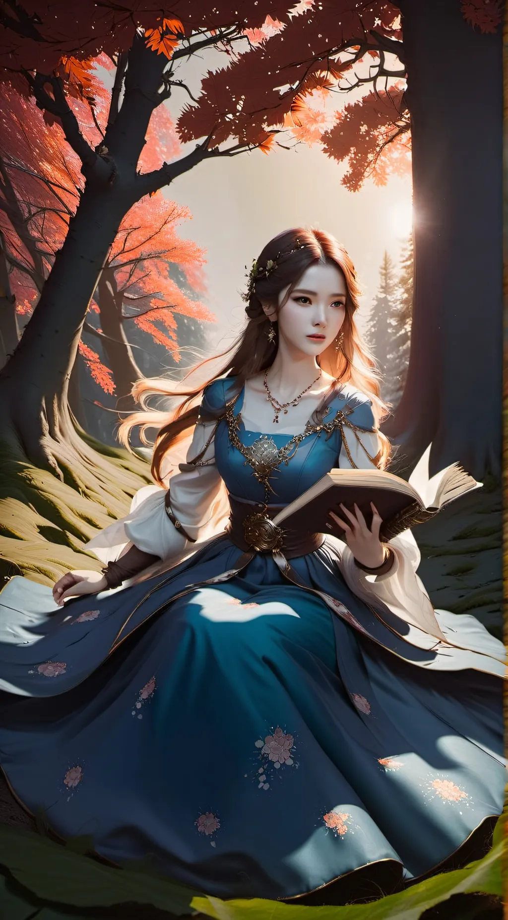 ai character: Aria background