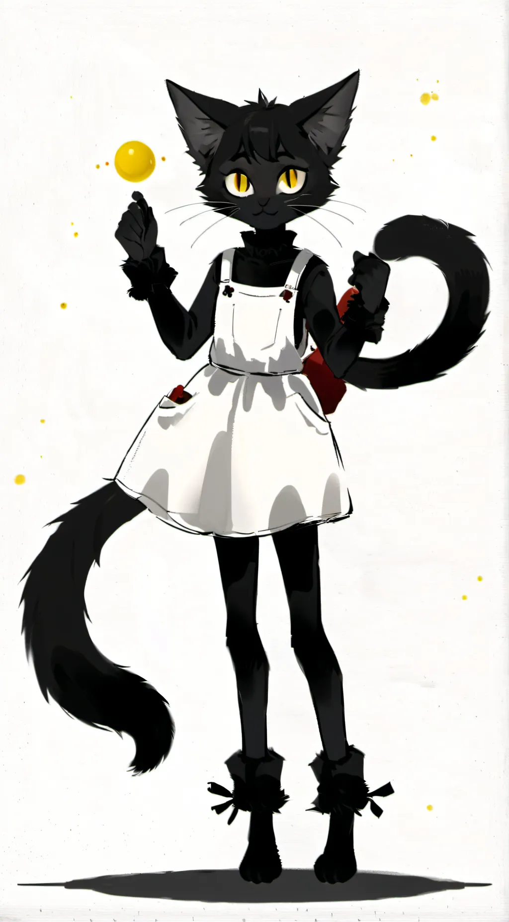 ai character: shadow background