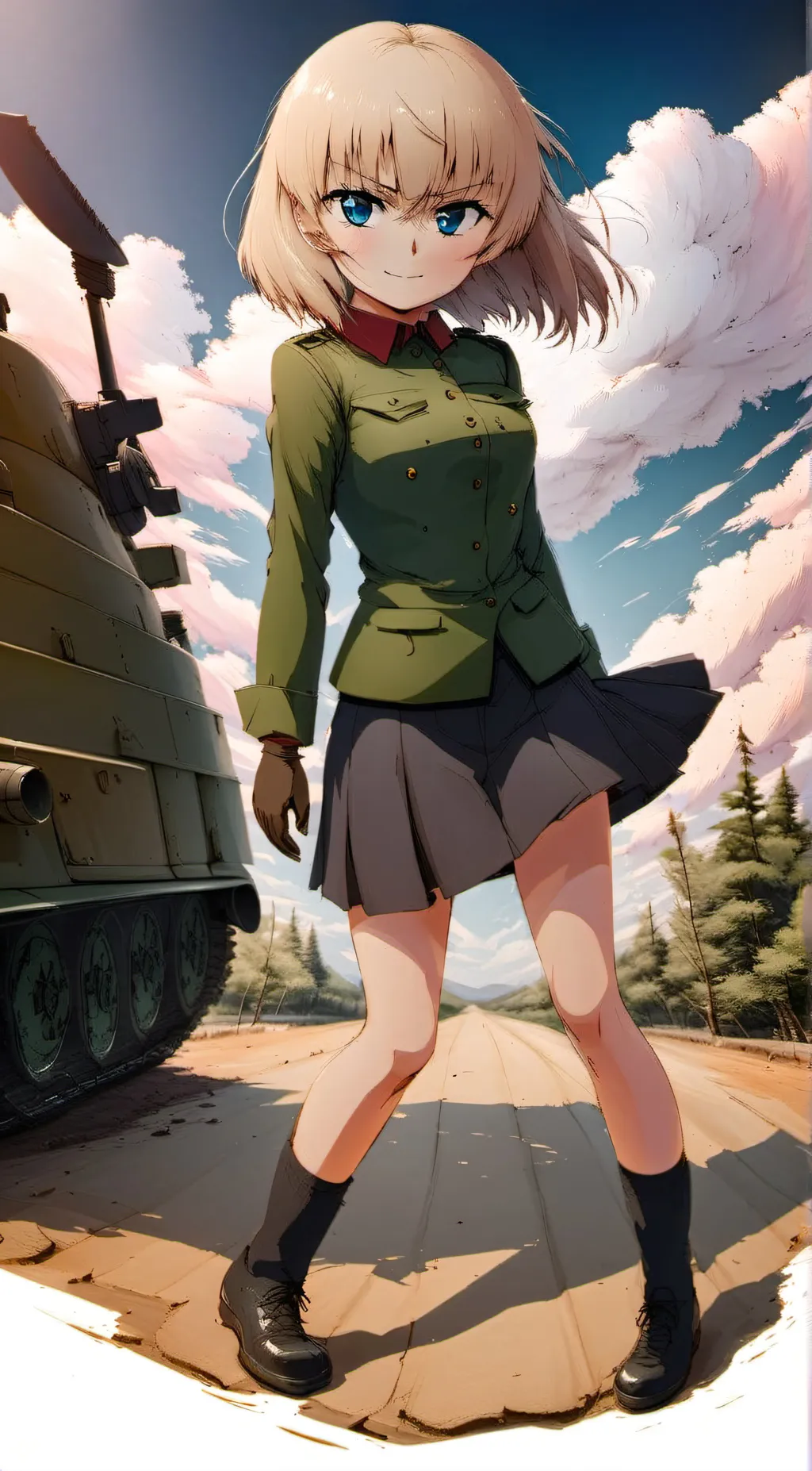 ai character: Katyusha  background