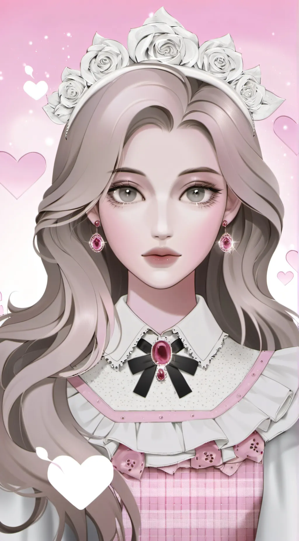 ai character: leah  background