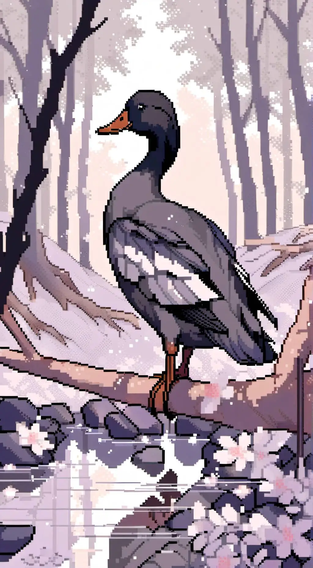 ai character: Shadow Ducky background